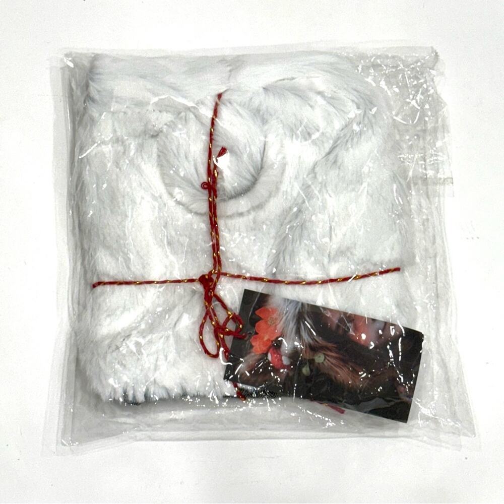 Native Fable polar bear 2/3y bonnet hat faux fur